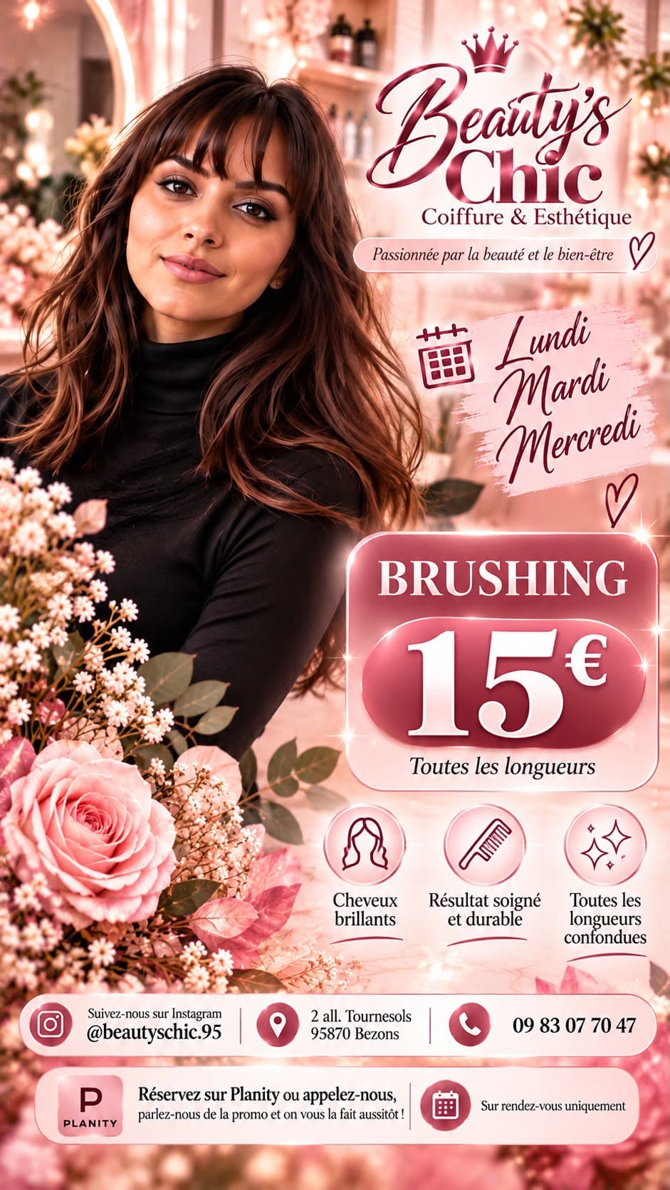 Flyer brushing 15 euros