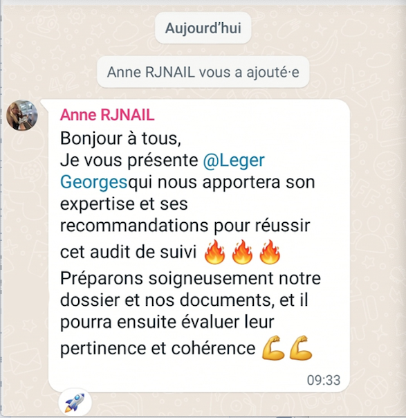 Présentation à un réseau de formateurs